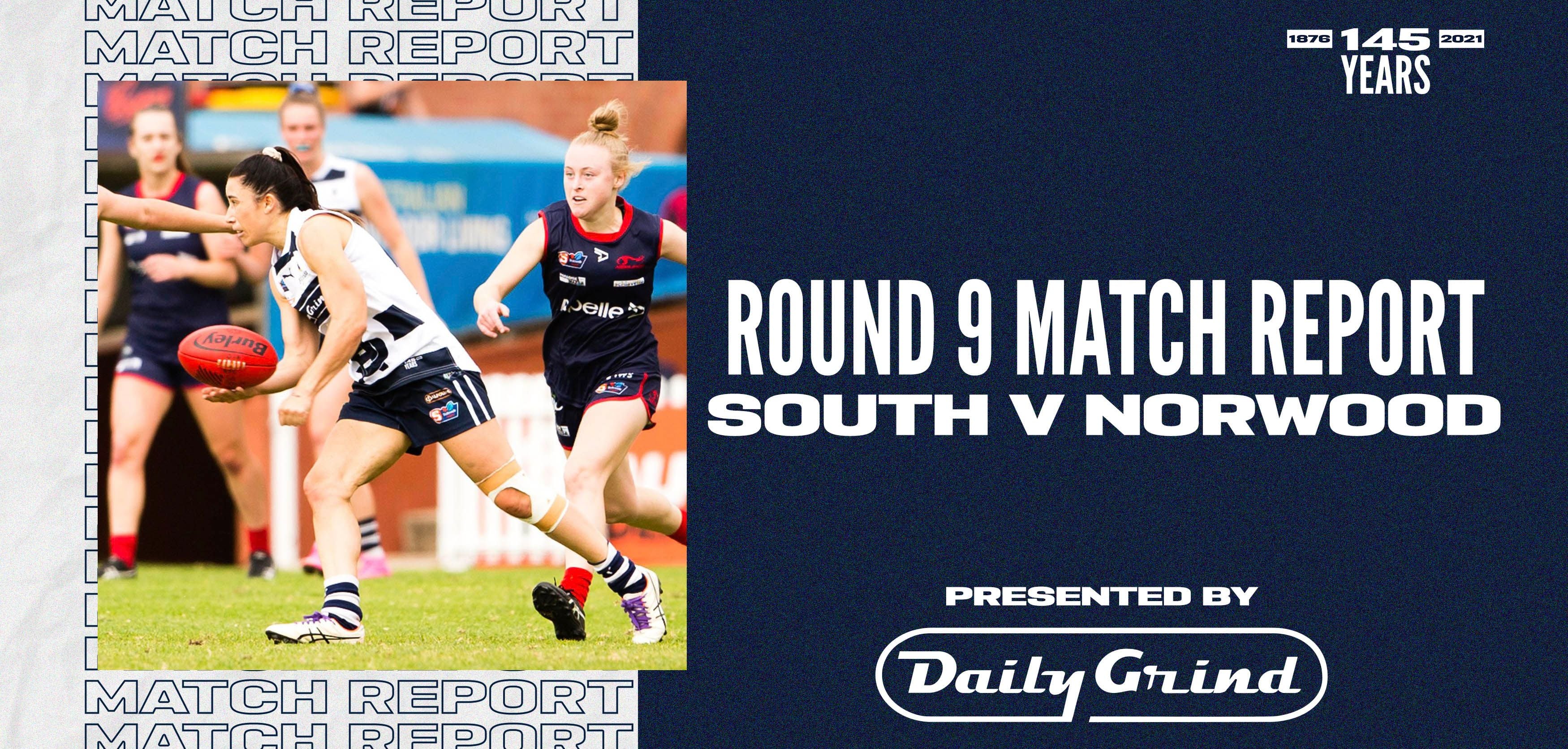 Daily Grind Women's Match Report: Round 9 vs Norwood Daily Grind Women's Match Report: Round 9 vs Norwood